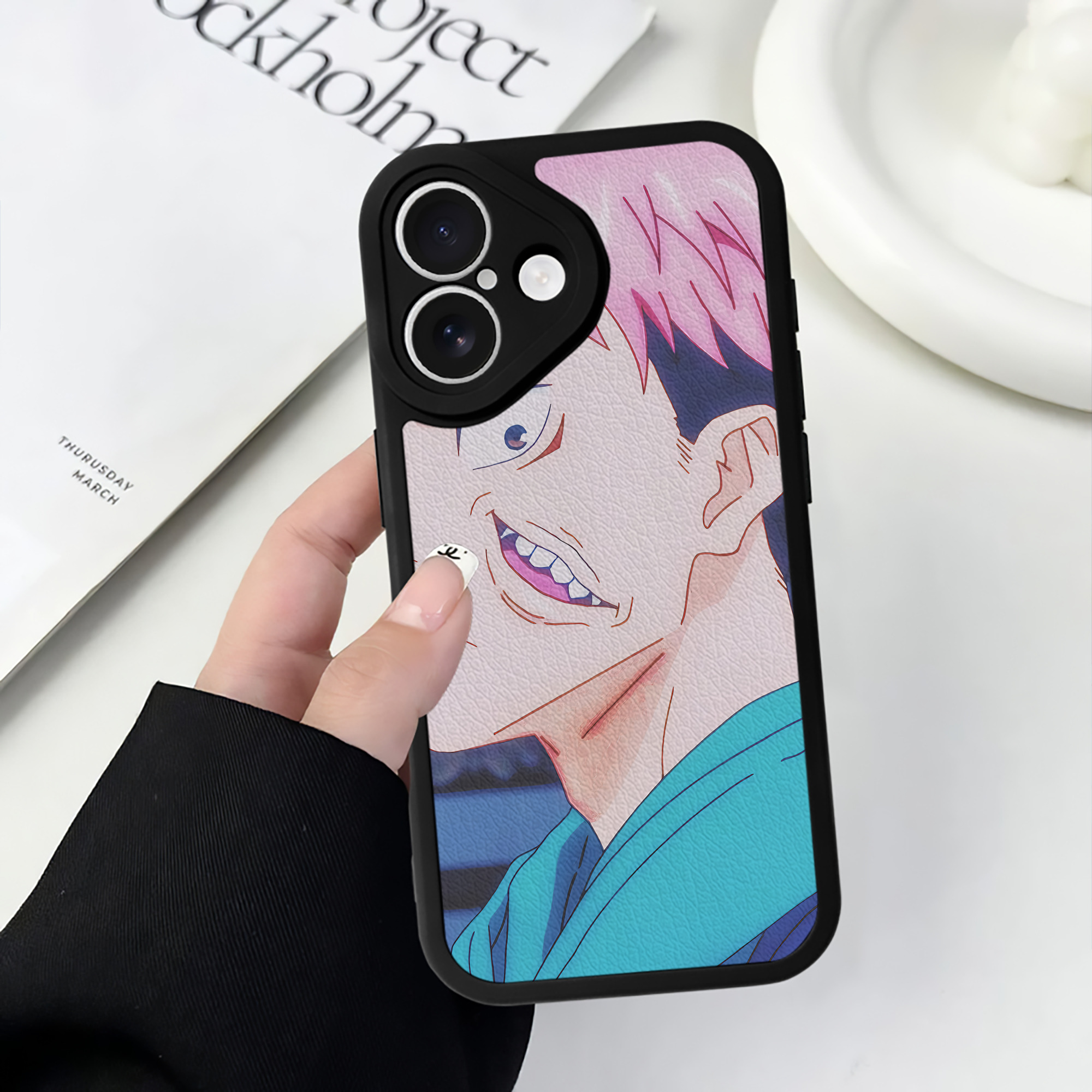 （画像用） SPY×FAMILY间谍家家酒 【iPhone 16シリーズ対応】シリコンスマホケース（レザー調） 材質：シリコン